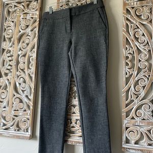 Loft Marisa Pants in Patterned Grey - Size 4P